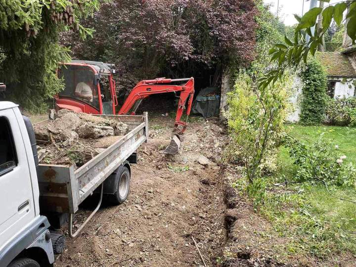 Location d'engin de chantier Villiers-Saint-Frédéric