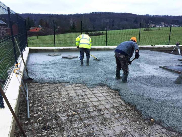 Dallage en béton Villiers-Saint-Frédéric
